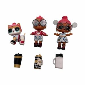 Lol Surprise Doll Block Party B.B., Block Party Bro and Block Party K.T. Lot C3